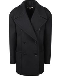 Stella McCartney - Double-Breasted Peacoat - Lyst