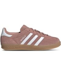 adidas - Sneakers Gazelle Indoor W Warm Clay Clay/Cloud/Gum Suede Leather/Textile/Rubber Trainers - Lyst