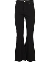 Slacks and Chinos Wide-leg and palazzo trousers Natural Womens Clothing Trousers FEDERICA TOSI Flannel Trouser in Beige 