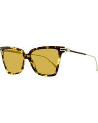 Ferragamo - Gancini Butterfly Sunglasses Sf2036S 242 Tortoise- 56Mm Plastic (Acetate)/Metal - Lyst