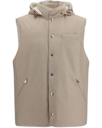 Brunello Cucinelli - Wool Down Vest - Lyst