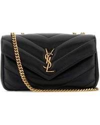 Saint Laurent - Leather Small Loulou Shoulder Bag - Lyst