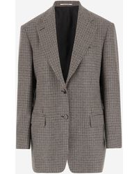 Tagliatore - Single-Breasted Wool Jacket - Lyst