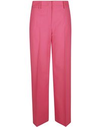 MSGM - Concealed Classic Trousers - Lyst