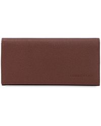 Longchamp - Leather Wallet & Purses - Lyst