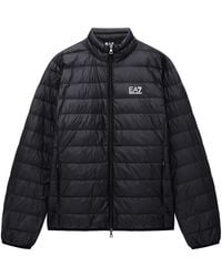 EA7 - Down Jacket Packable Zip Core Identity - Lyst
