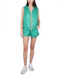 K-Way - V-Neck Zipper Closure Waistcoat Polyamide Waistcoats & Gilets - Lyst