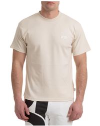 GCDS t-shirt uomo track CC94M021302-45 verde collo tondo maniche corte