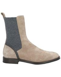 Brunello Cucinelli - Suede Boots - Lyst