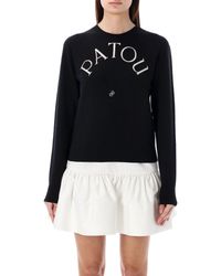 Patou - Jaquard Terry Sweater - Lyst