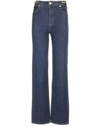 FRAME - The Ritz Ruler Straight Leg Jeans - Lyst