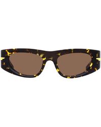 Bottega Veneta - Cat Eye Sunglasses Bv1144S 002 51Mm 1112 Plastic (Acetate) - Lyst
