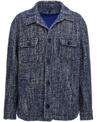 Etro - Wool Overshirt Jacket - Lyst