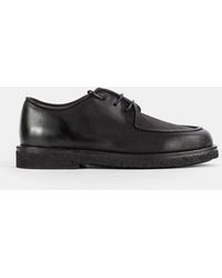 Marsèll - Moccar Leather Derbies Flat Shoes - Lyst