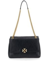 Tory Burch - Crossbody Bag Charlie Quilted Leather Cow Shoulder - Lyst