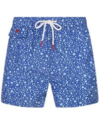 Kiton - Swim Shorts With Water Drops Pattern - Lyst