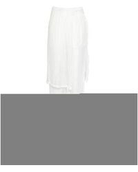 LA PISCINE - Wrinkled Trousers Set - Lyst