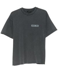 Anine Bing - Cade Logo-Print Cotton T-Shirt - Lyst