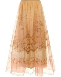 Zimmermann - 'Hypnotic Organza Maxi' Skirt - Lyst