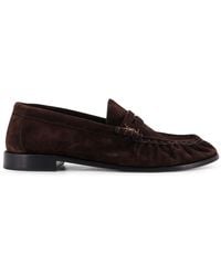 Saint Laurent - Le Loafer 15 Moc Suede Loafers - Lyst