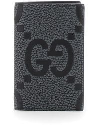 Gucci - Card Holder With Maxi Double G Logo Calf Accessory - Lyst