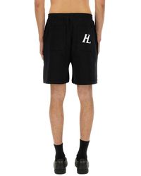 Helmut Lang - Shorts With Logo Cotton - Lyst