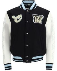 Off-White c/o Virgil Abloh - Black Wool Oves Aries Bomber - It48 | M - Lyst