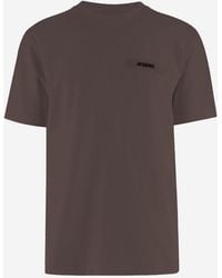 Jacquemus - T-Shirt Le Gros Grain Cotton T-Shirts & Jerseys - Lyst