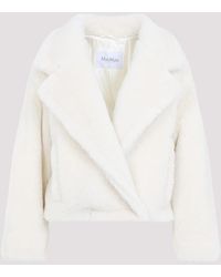 Max Mara - Oggeri Teddy Short Biker Jacket - Lyst