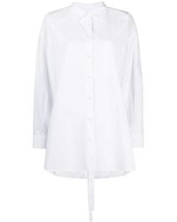 Valentino - Cape-Style Buttoned Shirt - Lyst
