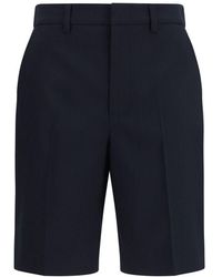 Gucci - Black Cotton Bermuda Shorts - Lyst