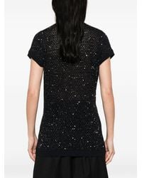 Fabiana Filippi - Embellished V-Necked Top - Lyst