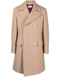 Brunello Cucinelli - Light Camel Wool Double Breasted Jacket - Lyst