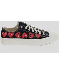 Comme des Garçons - X Converse Chuck 70 Heart Printed Lace-Up Sneakers - Lyst