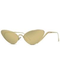 Loewe - Sunglasses Cat Eye Full Rim, Frame And Mirror Lens Lw40179U30G - Lyst