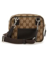 Gucci - Mini Gg Shoulder Bag Polyester - Lyst
