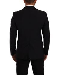 Dolce & Gabbana - Dolce Gabbana Wool Slim Fit Coat Blazer Jacket - Lyst