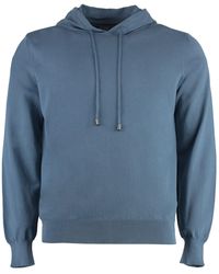 Canali - Knitted Hoodie - Lyst