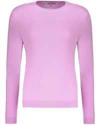 Valentino - Lilac Wool Crewneck Sweater Clothing - Lyst