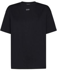 Off-White c/o Virgil Abloh - Off-stamp Cotton T-shirt - Lyst