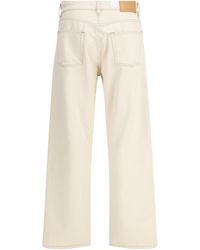 sunflower - Loose Fit Contrast Jeans Ecru Cotton - Lyst