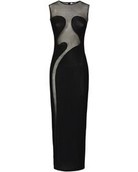 ワンピース Alaia BODY CONSCIOUS KNITTED TAILORED DRESS Alaïa Body Conscious Knitted Tailored Dress in Black | Lyst