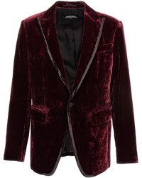 DSquared² - Blazer Sequined Velvet - Lyst