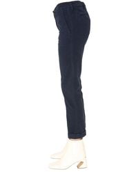 Aspesi - Slim Fit Trousers - Lyst