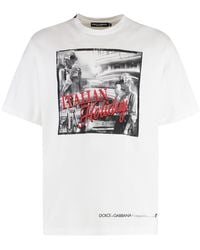 Dolce & Gabbana - T-Shirt With Print - Lyst