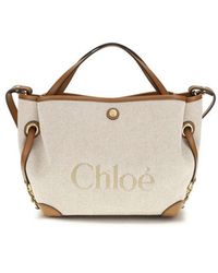 Chloé - Beige Fabric Shoulder Bag - Lyst