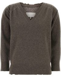 Maison Margiela - Mud Wool Sweater - Lyst
