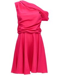 Rochas - Draping Neckline Dress - Lyst