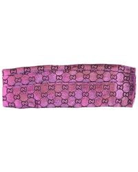 Gucci - Embroidered Viscose Blend Hair Band - Lyst