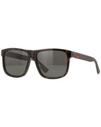 Gucci - Gg0010 Rectangle-frame Sunglasses - Lyst